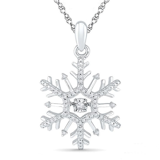 Diamond Snowflake Necklace