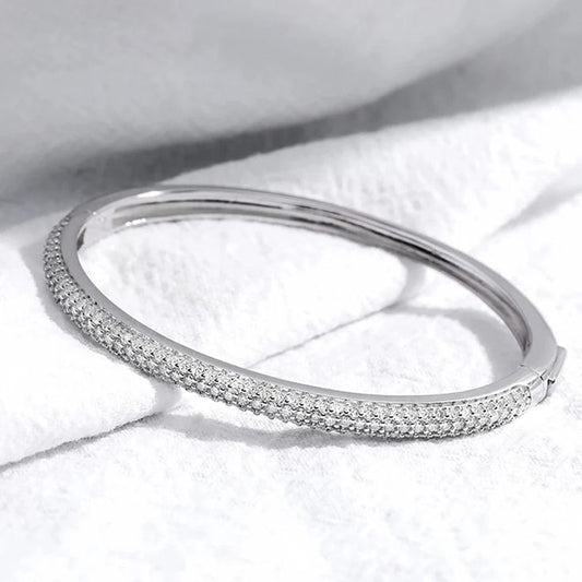 Silver diamond sparkle bracelet