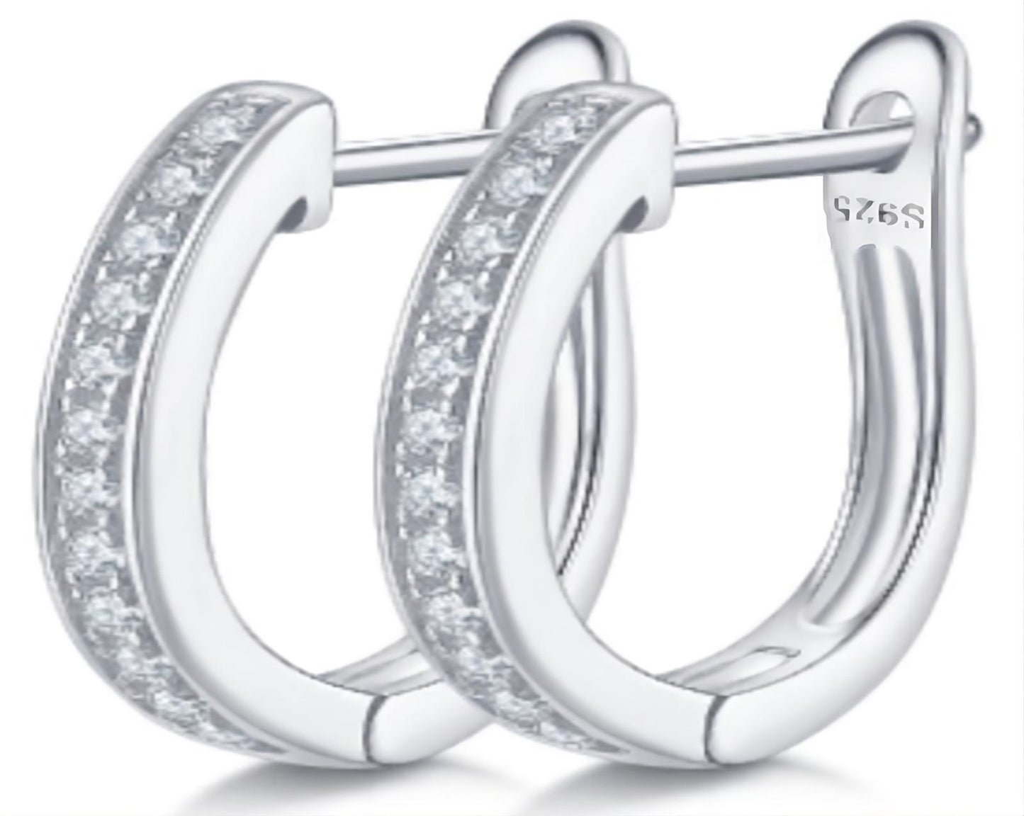 Elegant Silver Hoop Earrings