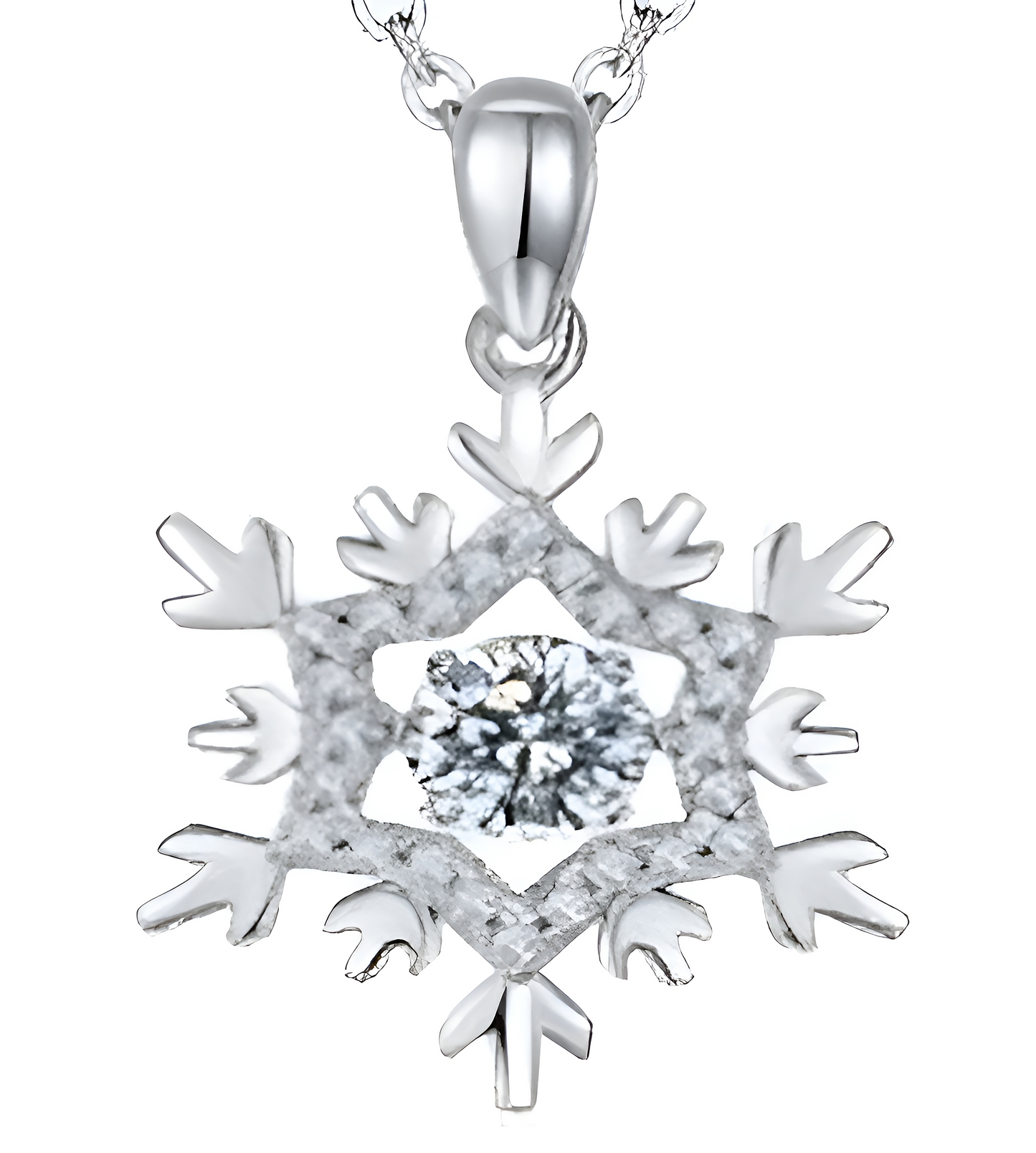 Diamond Snowflake Necklace