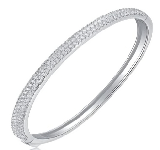 Silver diamond sparkle bracelet